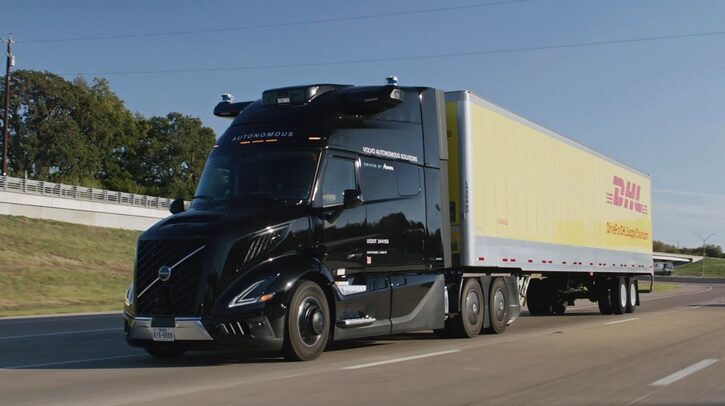 Volvo начала автономные перевозки для DHL Supply Chain в Техасе