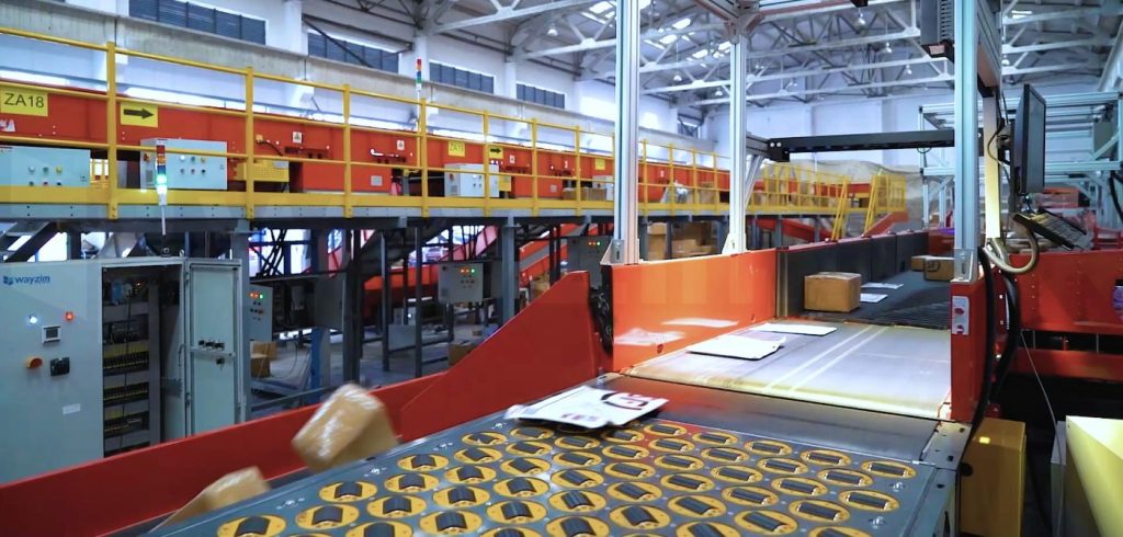 Wayzim представила автоматическую систему поштучной подачи посылок производительностью 10 000 отправлений в час