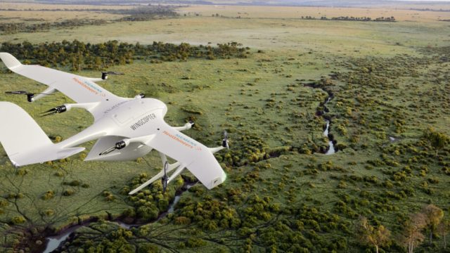 Wingcopter будет доставлять медицинские образцы и материалы дронами в Африке