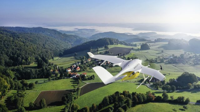 Дроны Wingcopter доставляют товары повседневного спроса в Германии