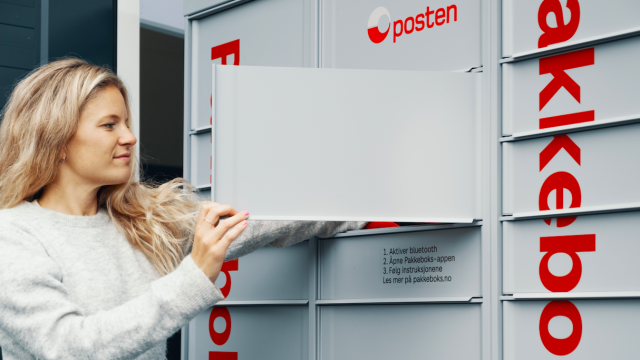 Сеть постаматов Posten Norge получила 95% положительных оценок