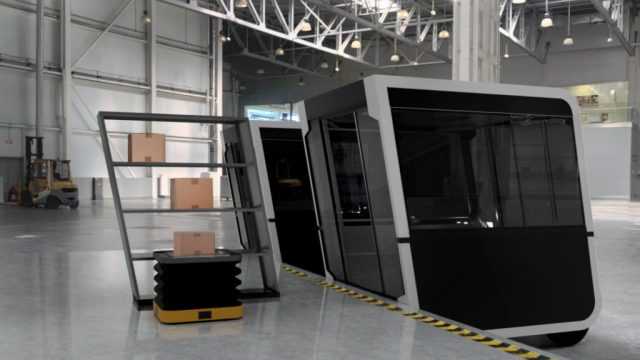 Стартап Next представил систему перевозки посылок с помощью автономных постаматов