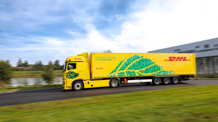 DHL Freight добавила первый SuperPanther eTopas 600 в сеть в Нидерландах