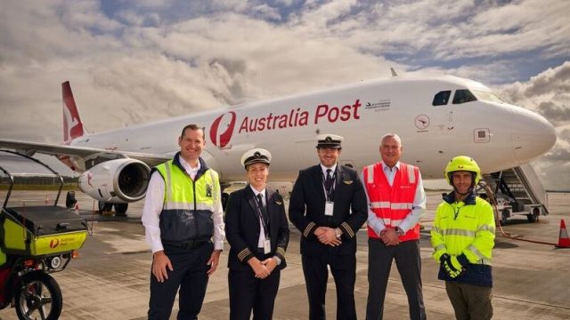 Qantas Freight и Australia Post увеличат грузовые мощности до 20% благодаря поставкам A321P2F